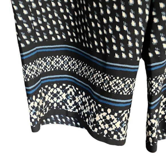 Navy and White Pull-on Pants  Sz XL  Rafaella - Picture 2 of 7